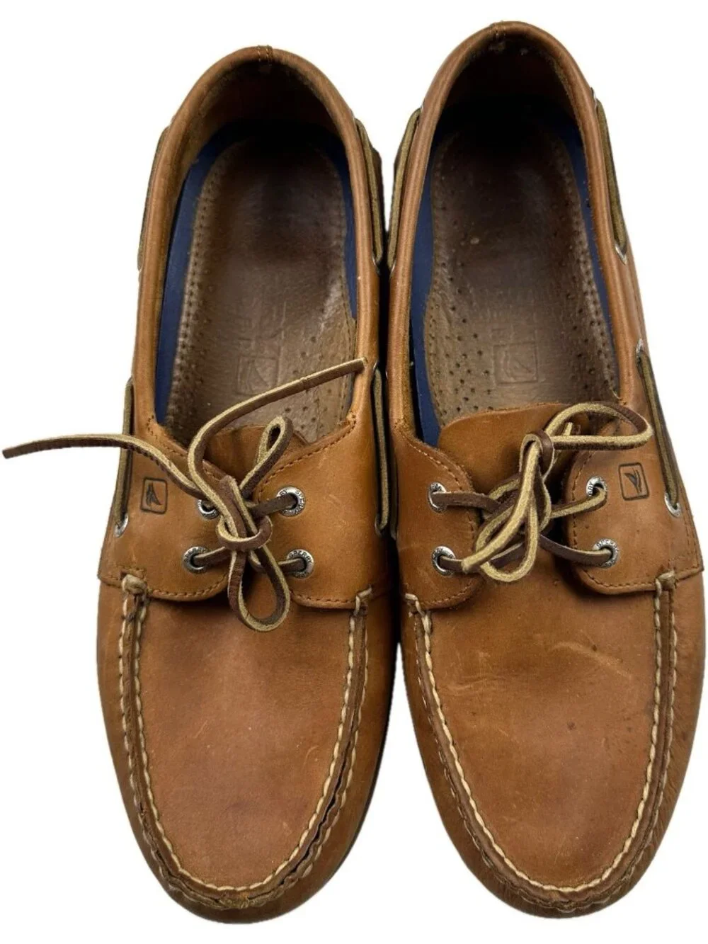 Sperry Authentic Original Men's 2-Eye Boat Shoes Brown 10 M